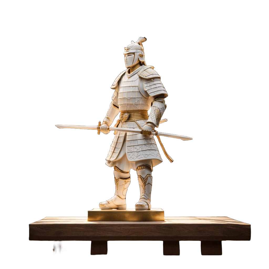 Samurai statue
