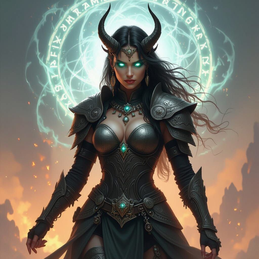 Viking Sorceress Channels Cosmic Energy