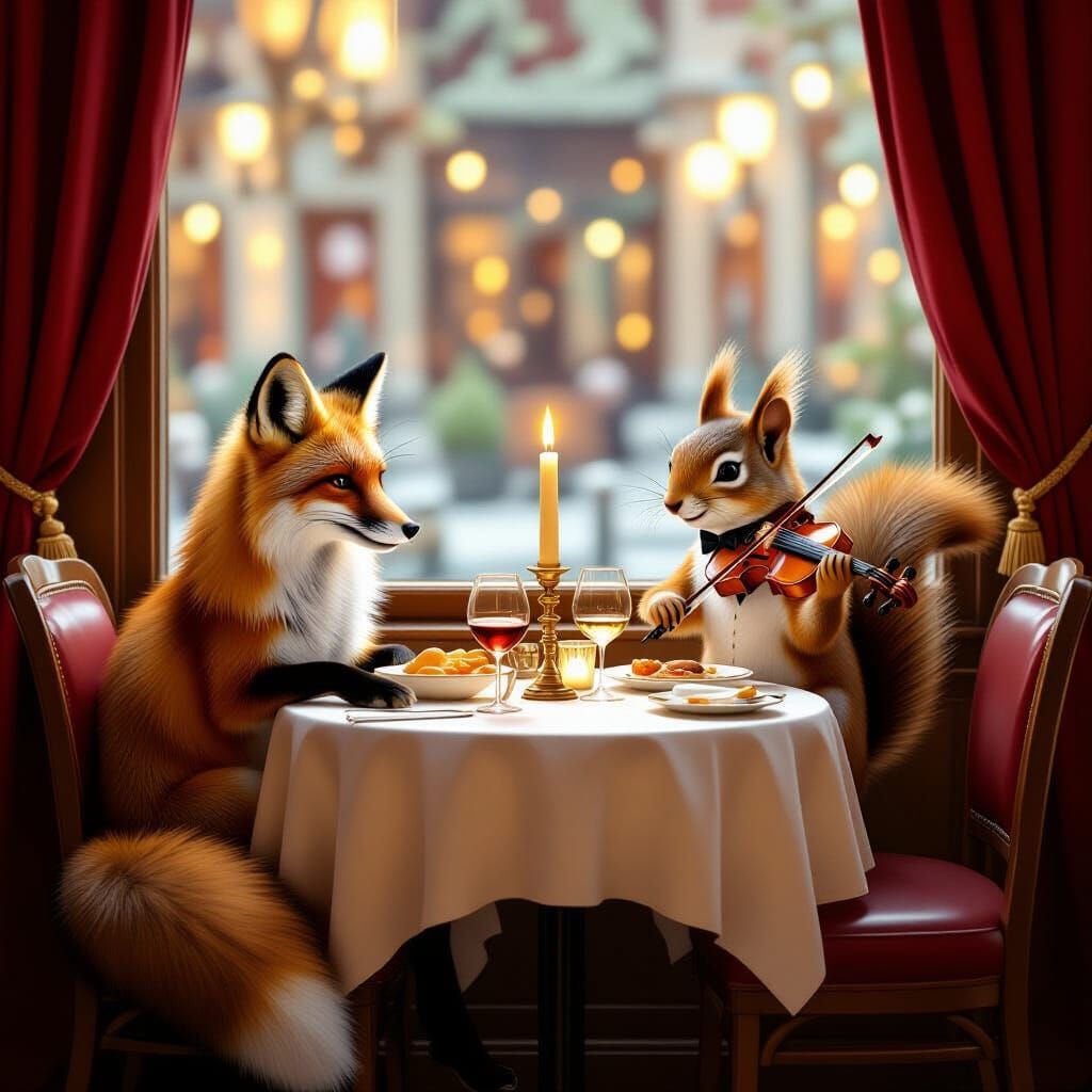 A tasteful tune, a tasteful bite.