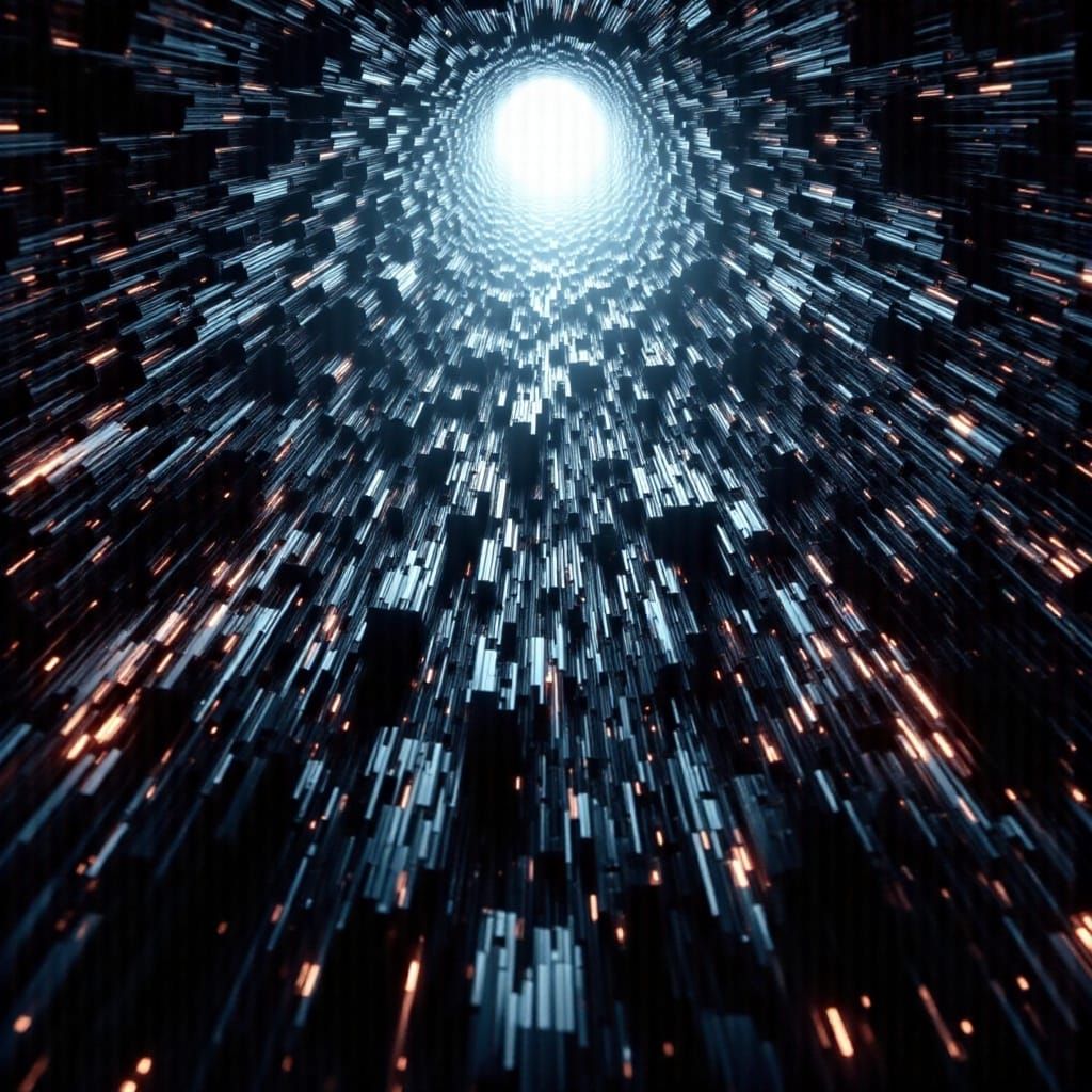 A Futuristic Journey Through a Cosmic Wormhole