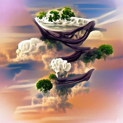 Enchanting Floating Island Oasis