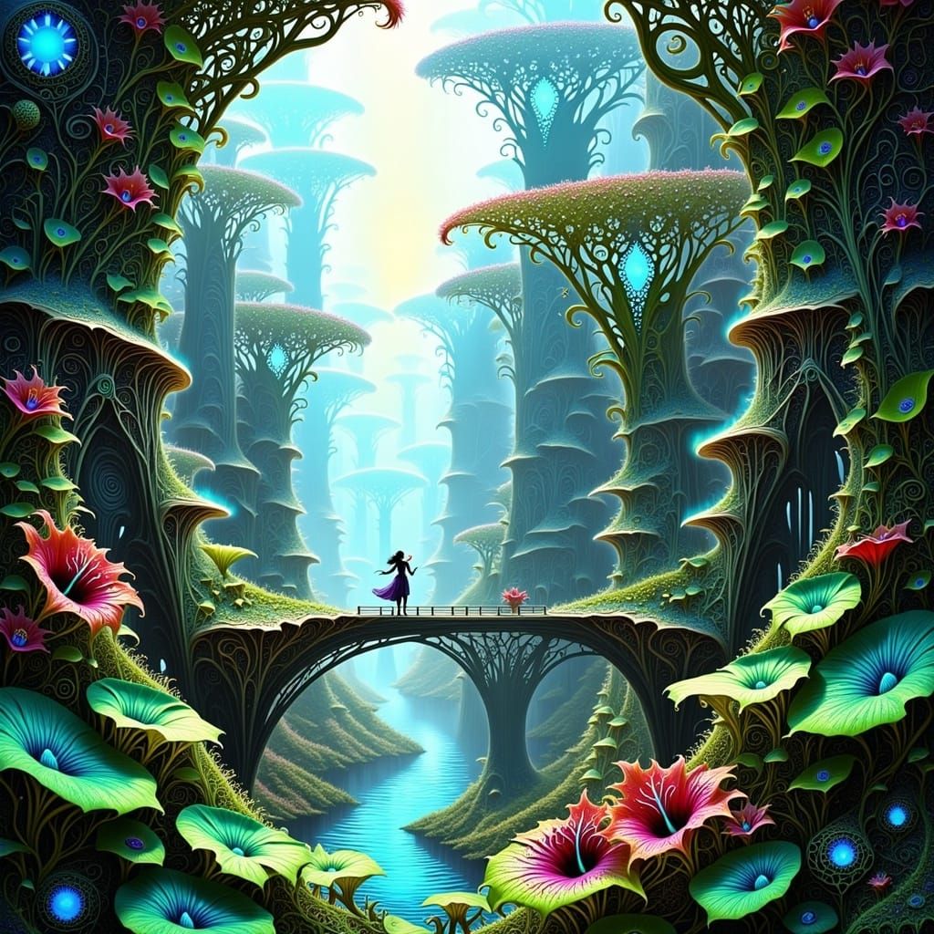 Intricate Futuristic Cityscape Masterpiece