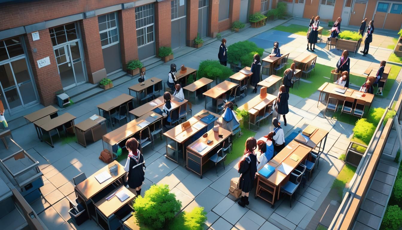 Nostalgic School Days: 3D Anime Art