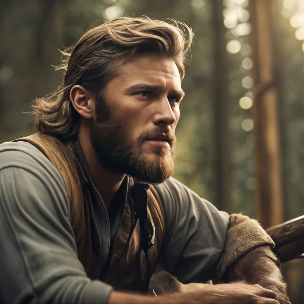 Detailed Brown Hair Rendering