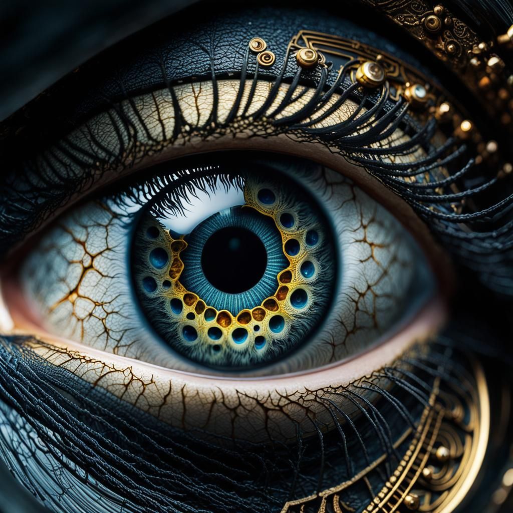 Surreal Treasure Map Eye: Fantasycore Photography