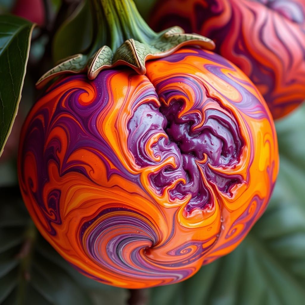 Exotic Fruitscape in Bold Colors