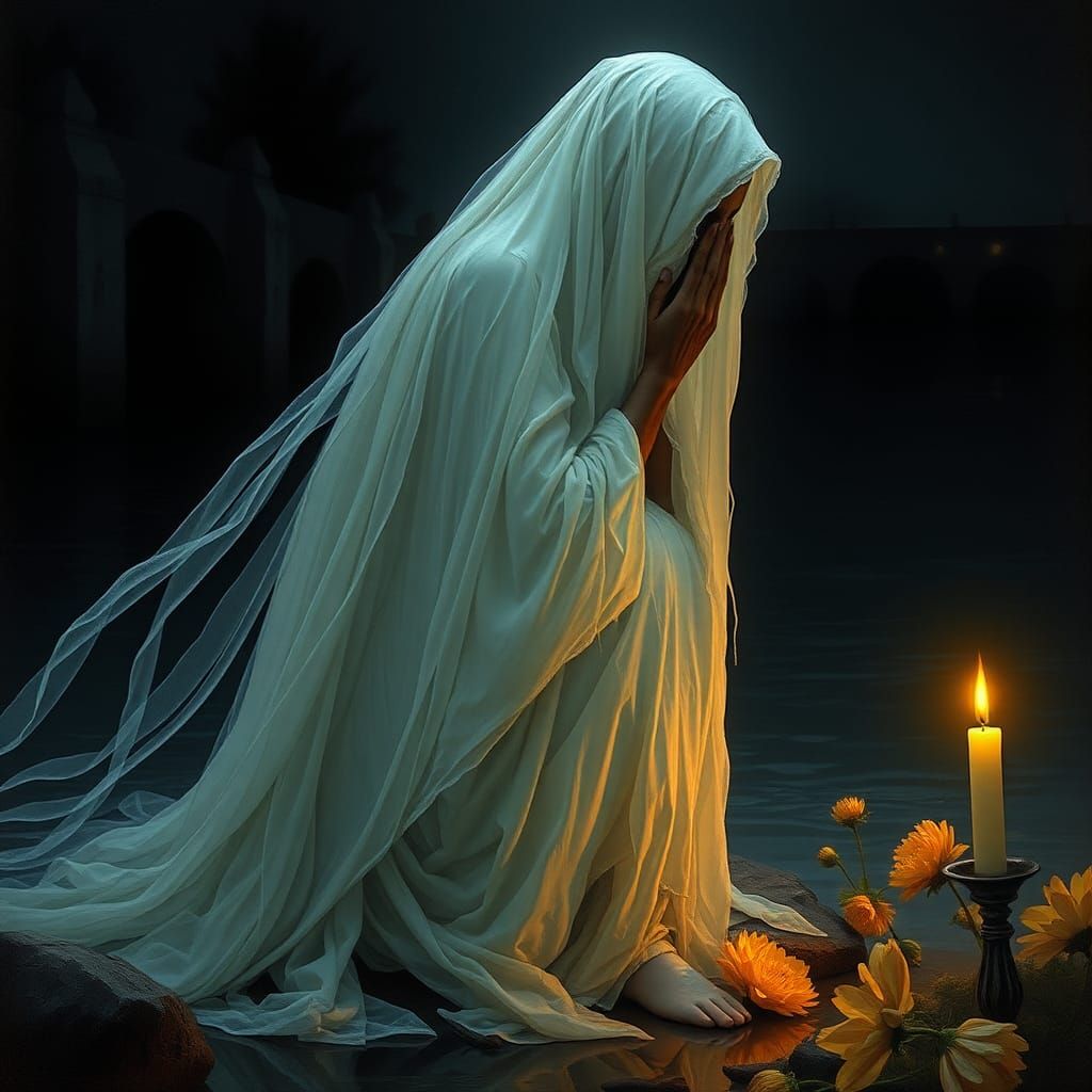 La Llorona Mourns on Dia de los Muertos