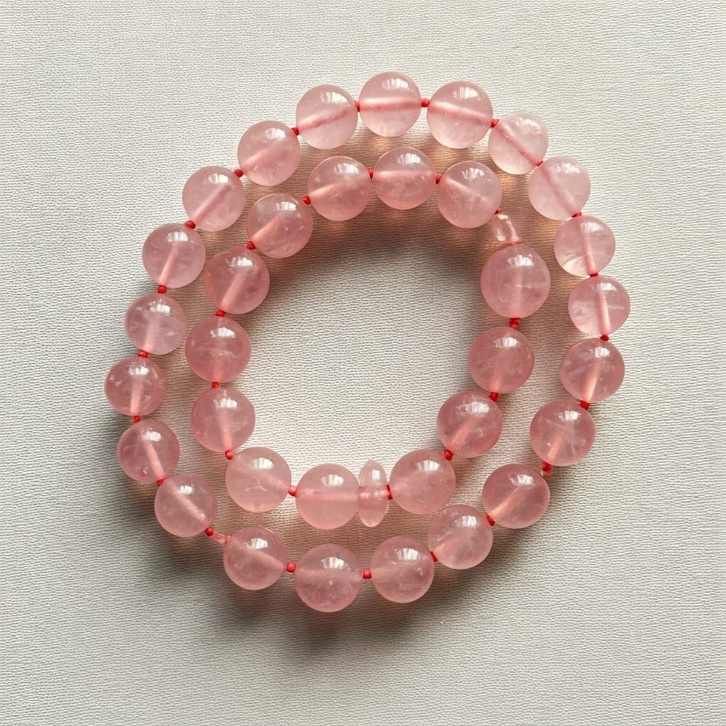 rose quartz write malas