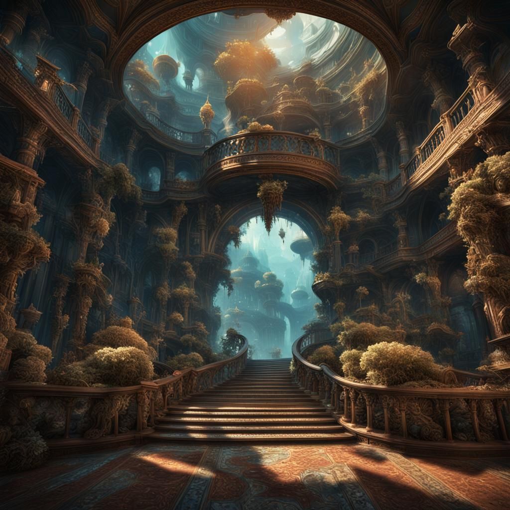 Fantastical Matte Painting of Longing in Unreal Engine