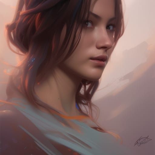 Detailed Portrait in Artstation Style