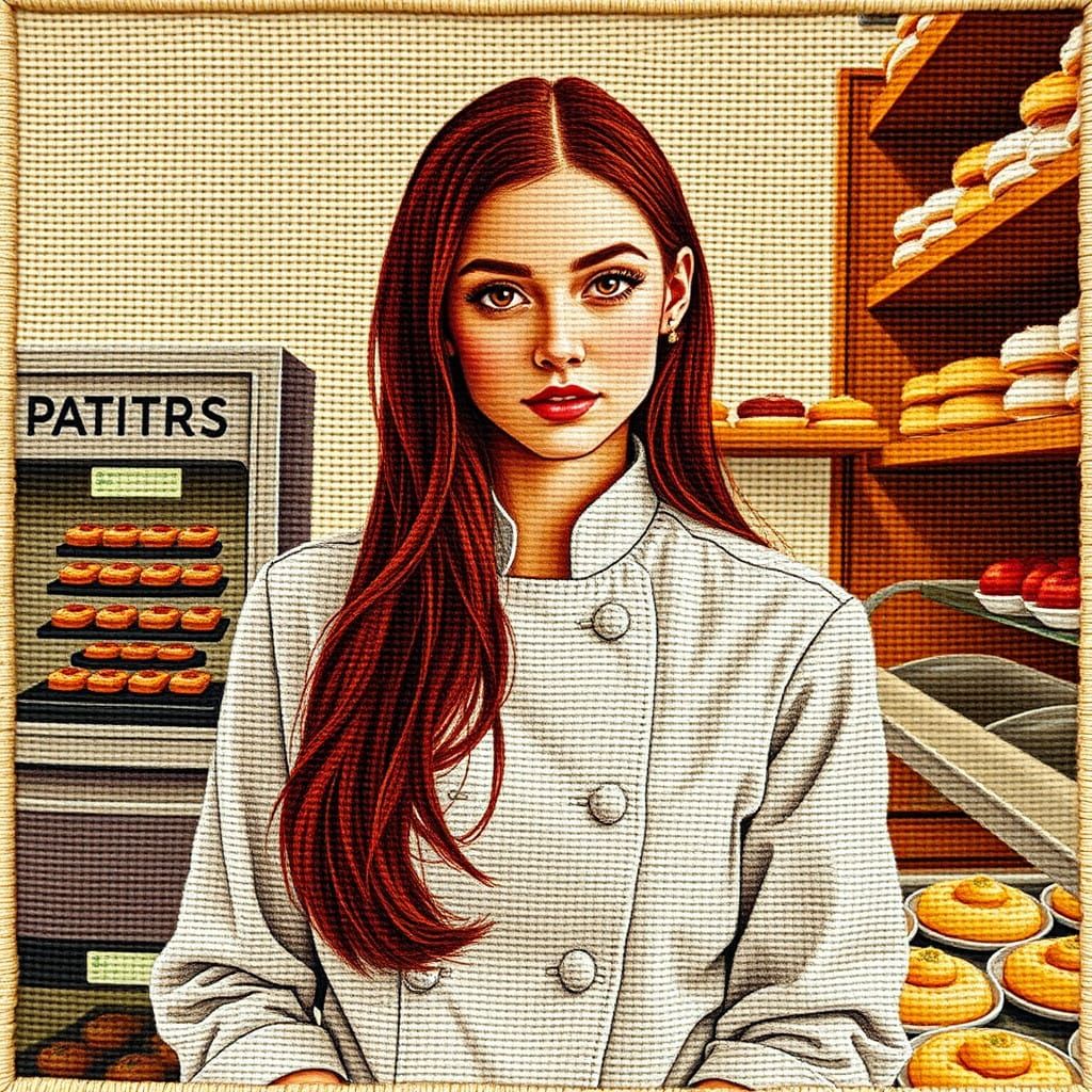 (Woven tapestry surrealism) Jan