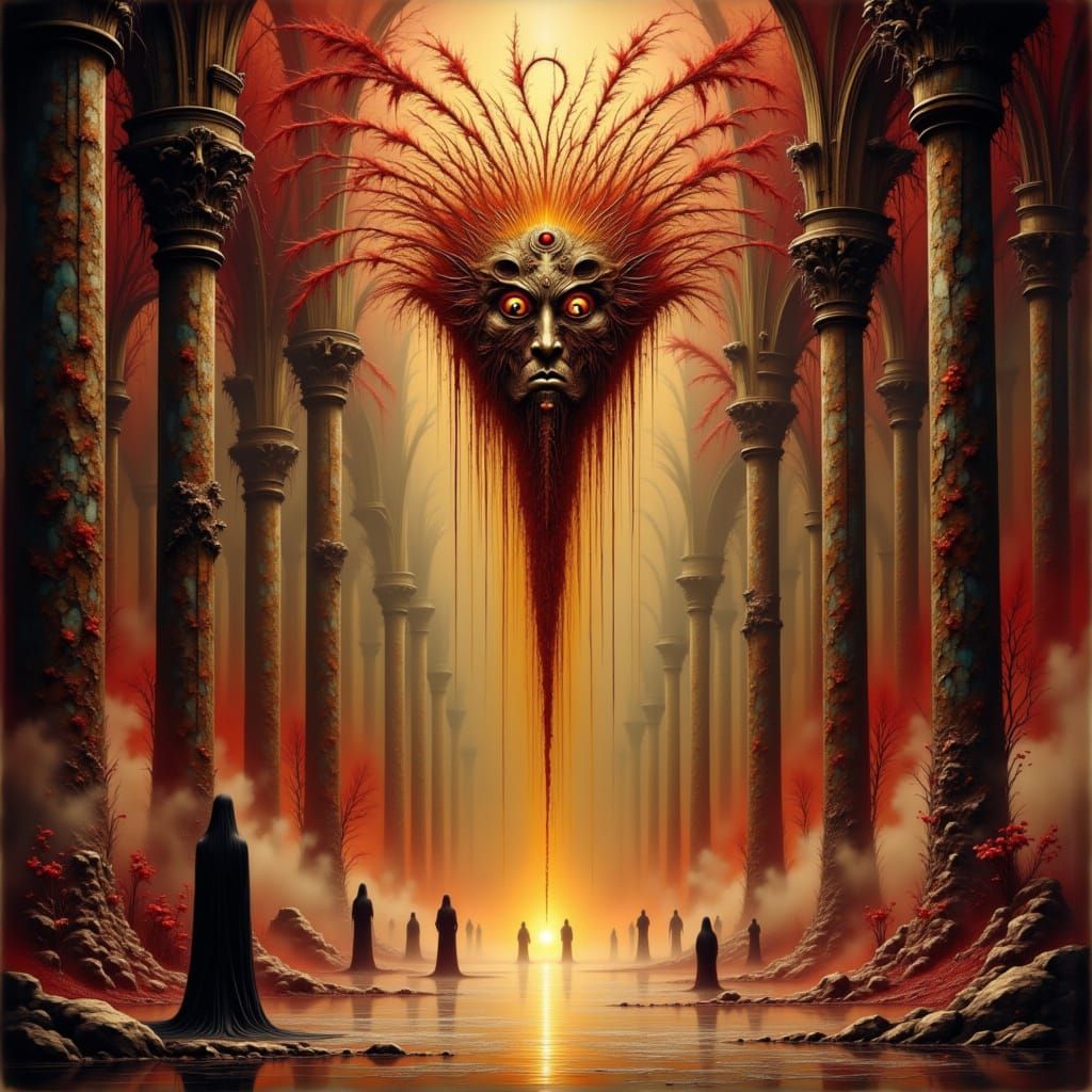 Cosmic Horror Cathedral of Bone and Light