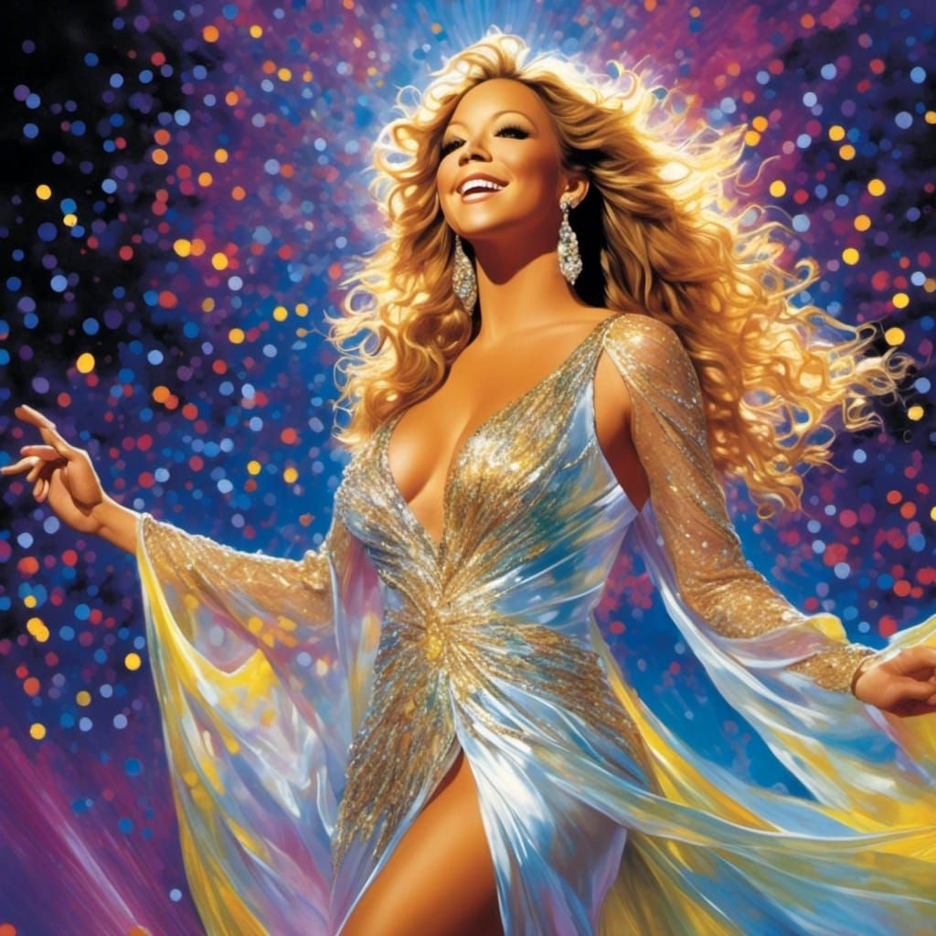 Mariah Carey Sings: Hyperreal Volumetric Portrait