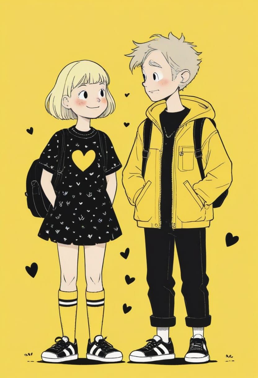 Whimsical Cartoon Forest Friends