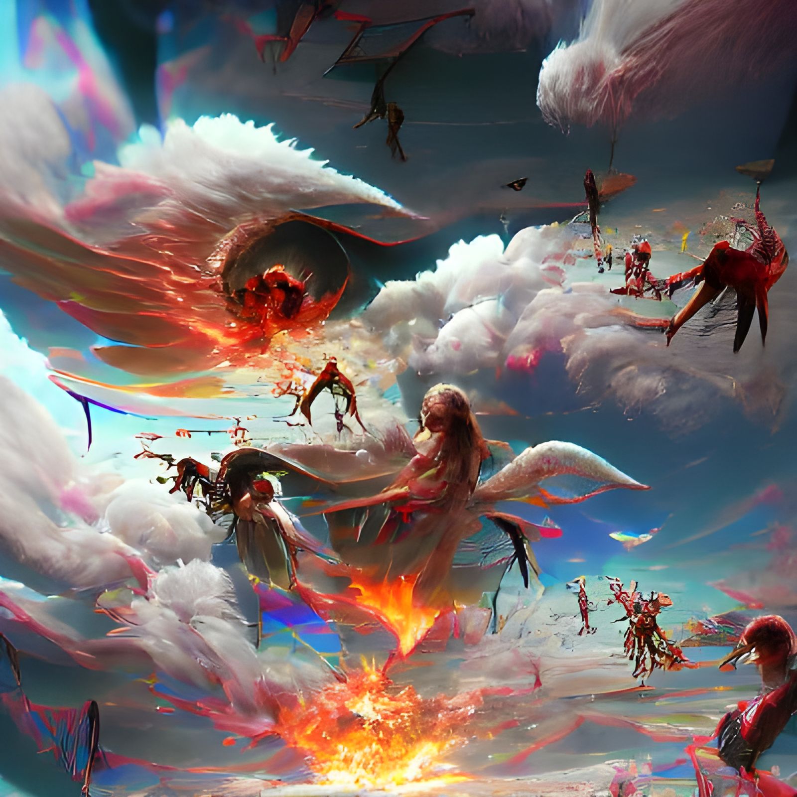 Angels and Demons Clash in Apocalyptic Battle