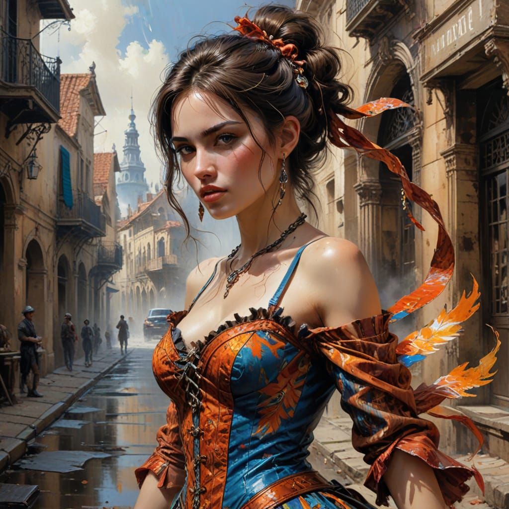 Baroque Portrait of a Young Scavenger