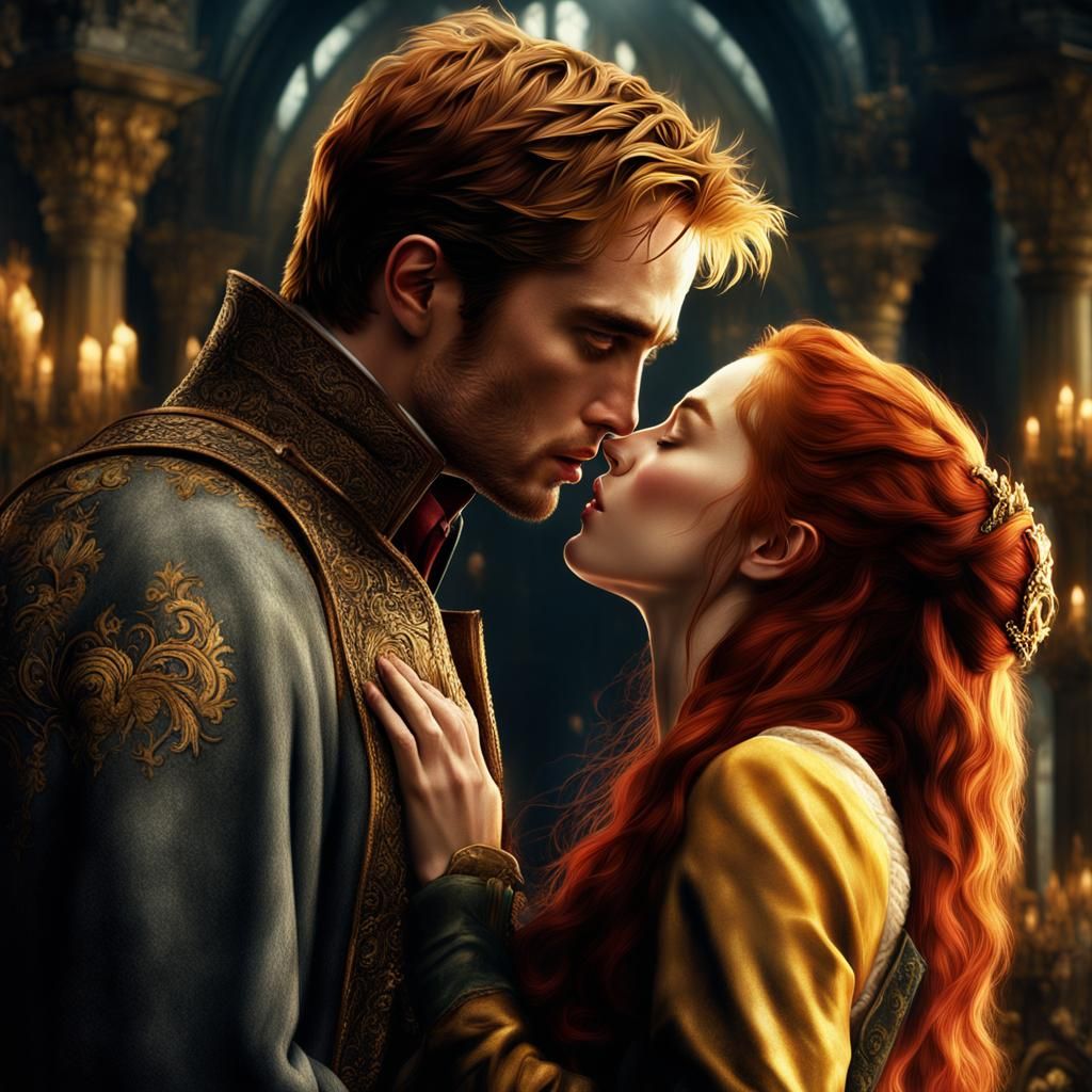 Kissing Scene: Detailed Digital Matte Painting