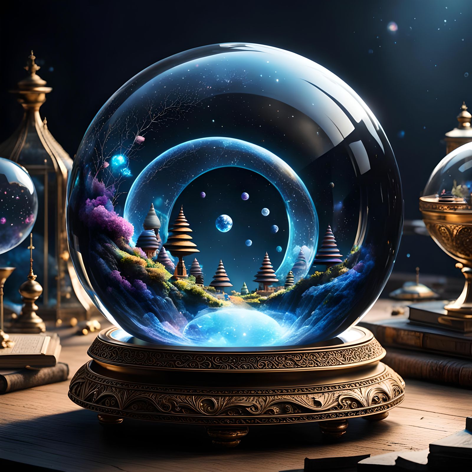 Refractive Liquid Crystal Balls: Mesmerizing Colors