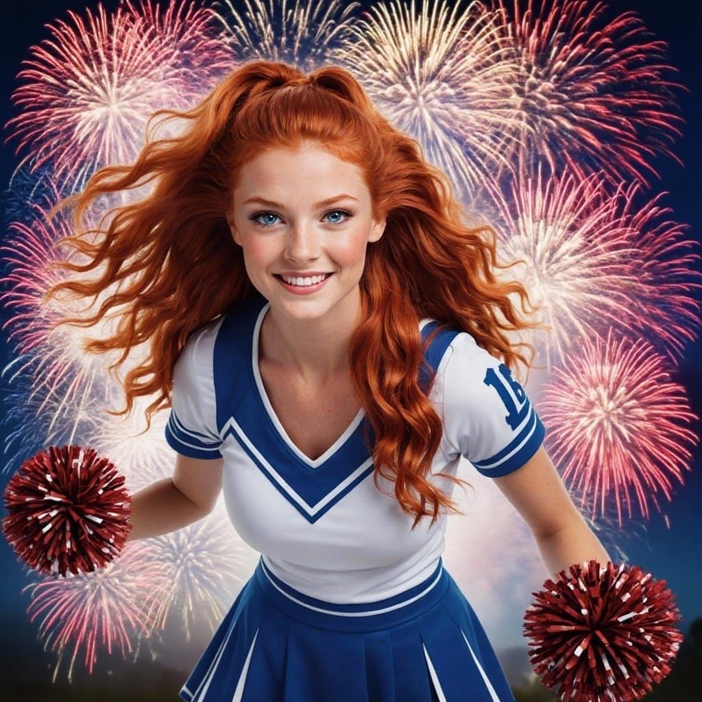 Spectacular Fireworks Display in Deep Colors