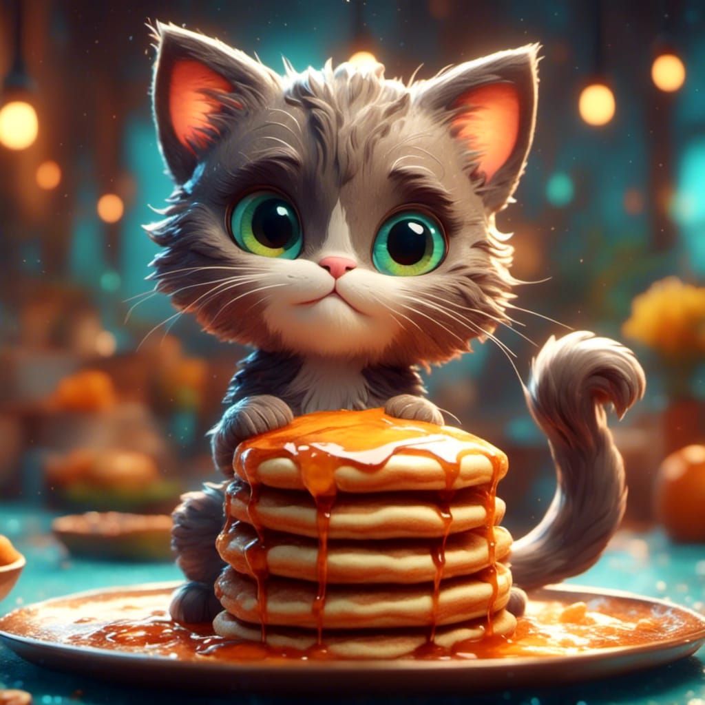 Pancake Kitten