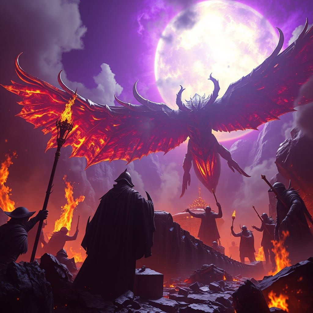 Dark Fantasy Resurrection Masterpiece in 8k Resolution