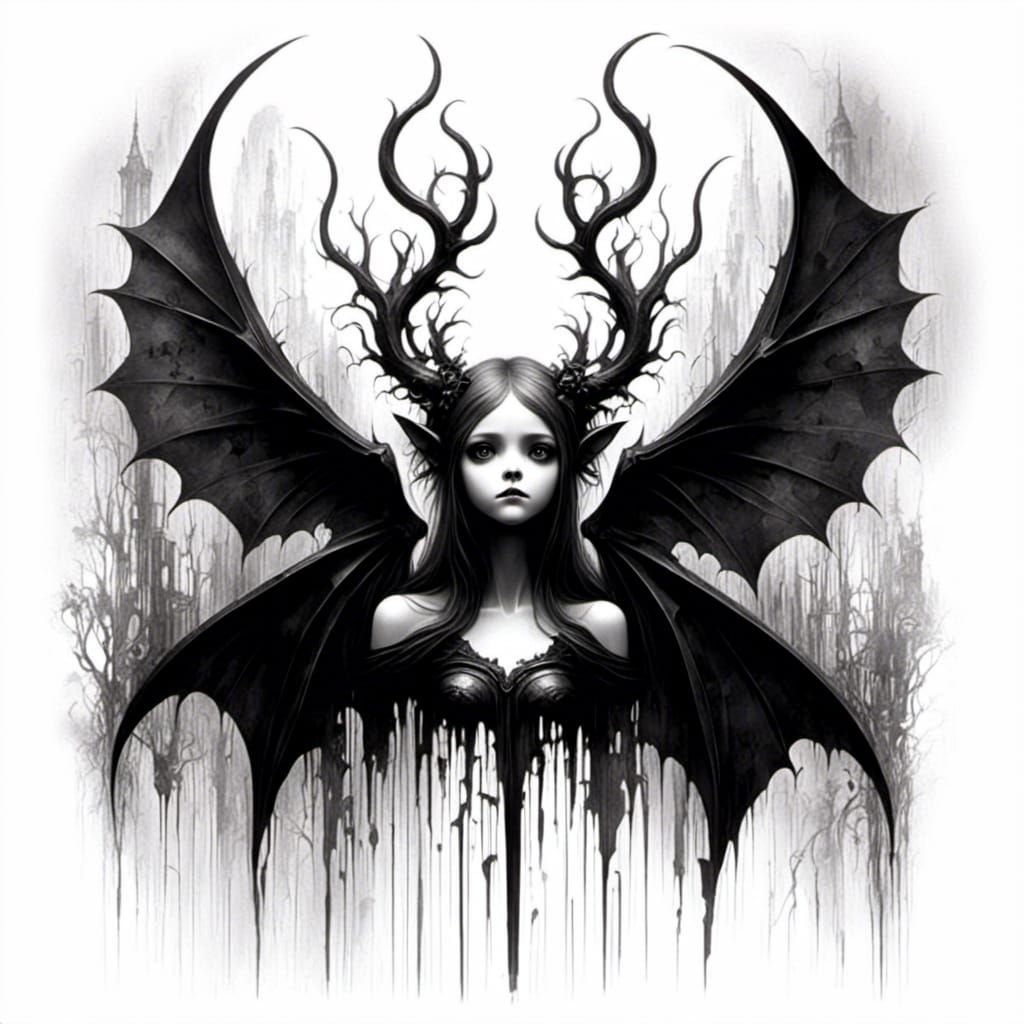 Corrupted Sanctum Sanctorum in Gothic Cubism Style