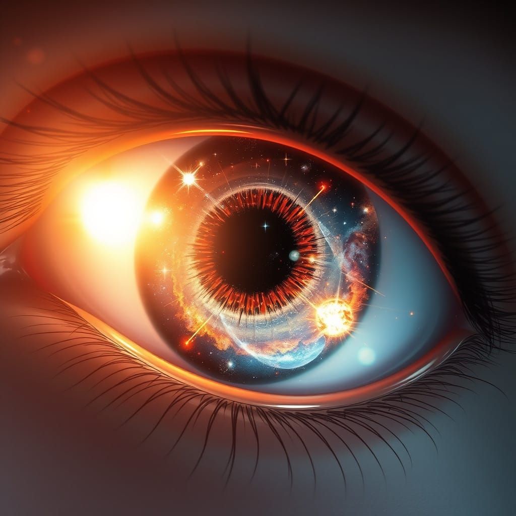 Vast Cosmic Eyes in Celestial Beauty