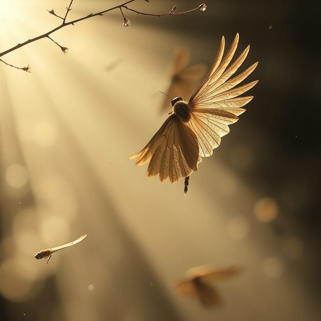 Majestic Fiery Dragon Takes Flight