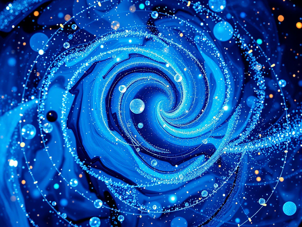 Ethereal Farewell in Abstract Surreal Style