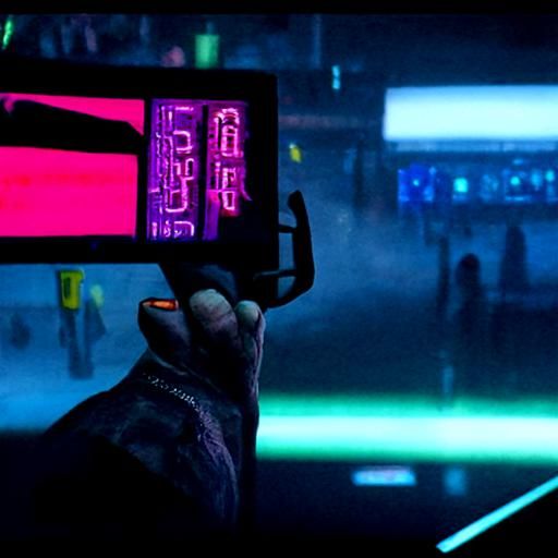 Neon Cyberpunk Cityscape of the Future