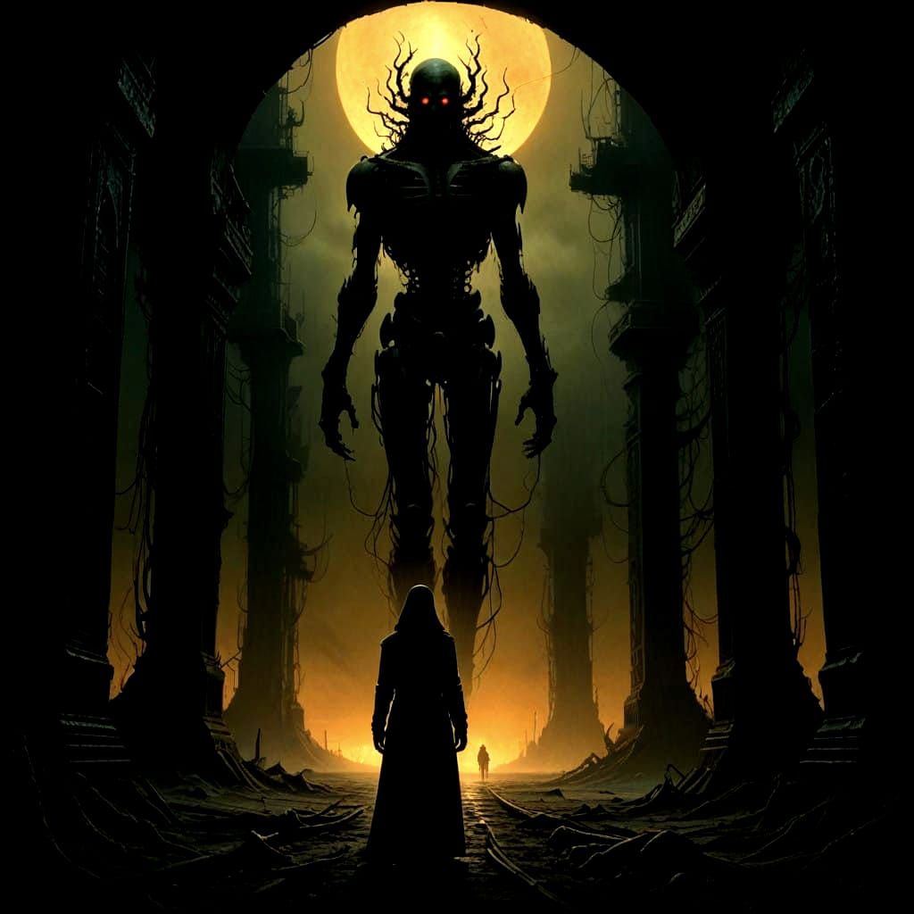 You are not alone but you sense rather than see...fear