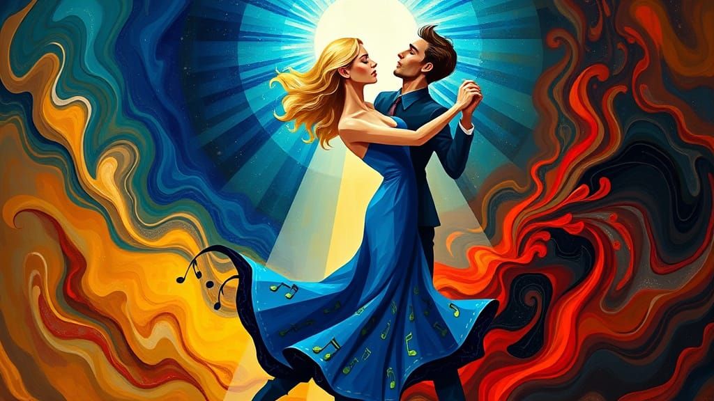 Cubist Surrealists in Dynamic Dance