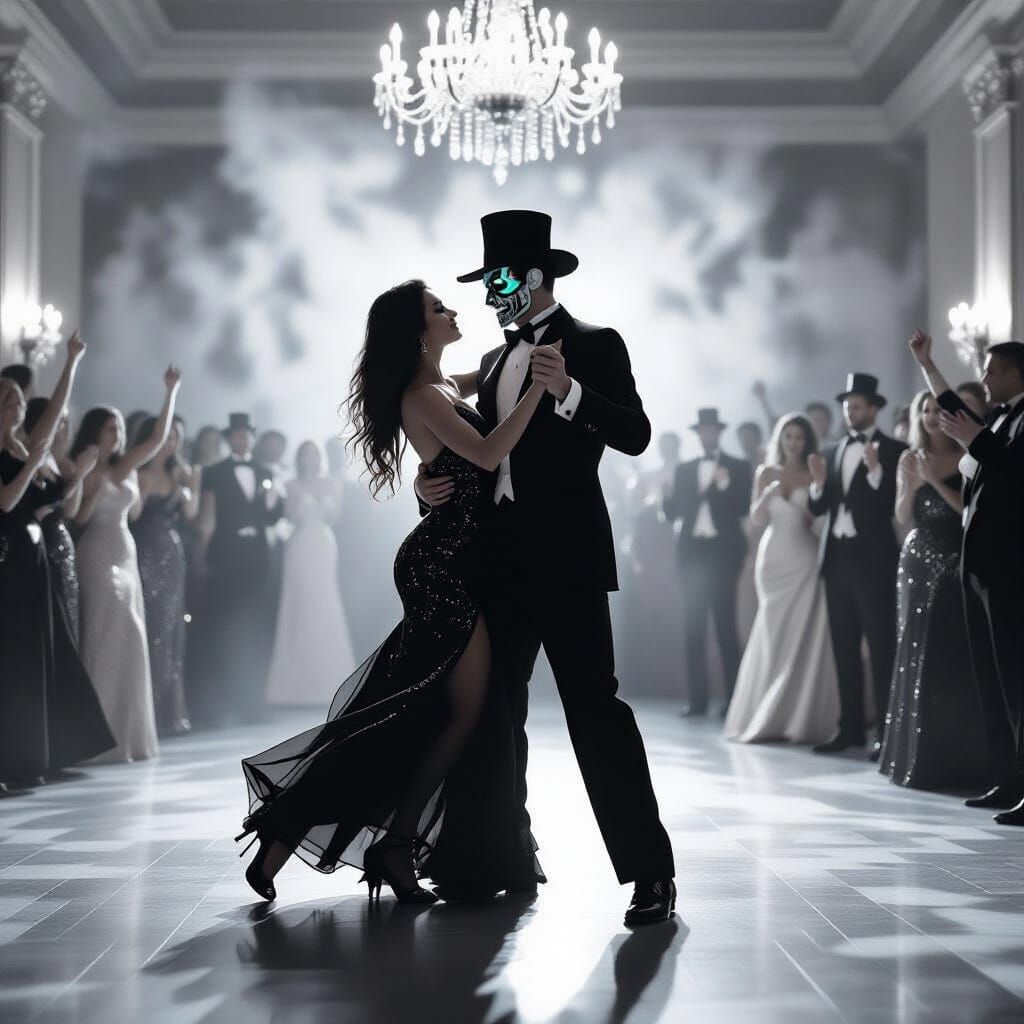 Ghosts Celebrate a Haunting New Year's Eve Dance