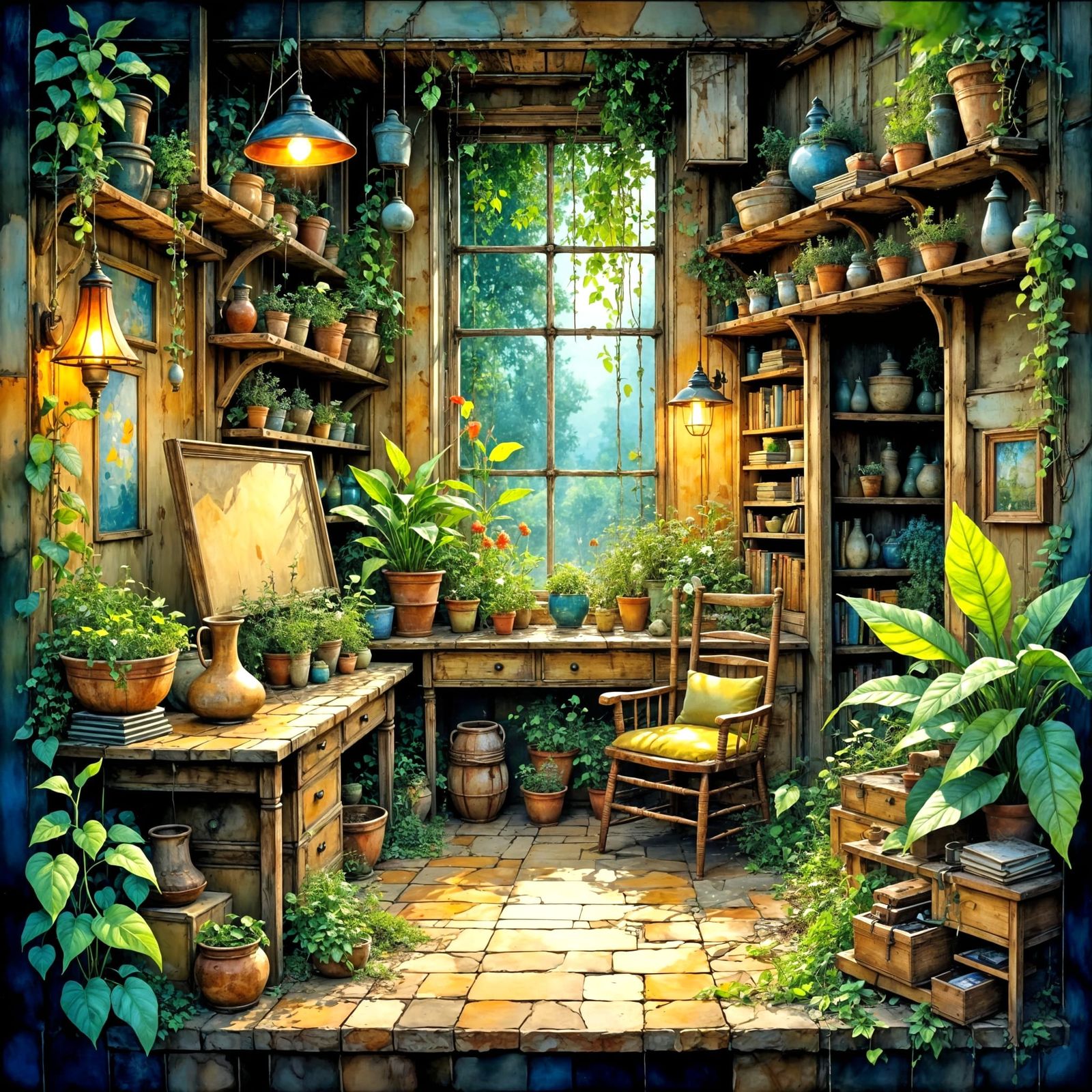 Cozy Home in Whimsical Nature