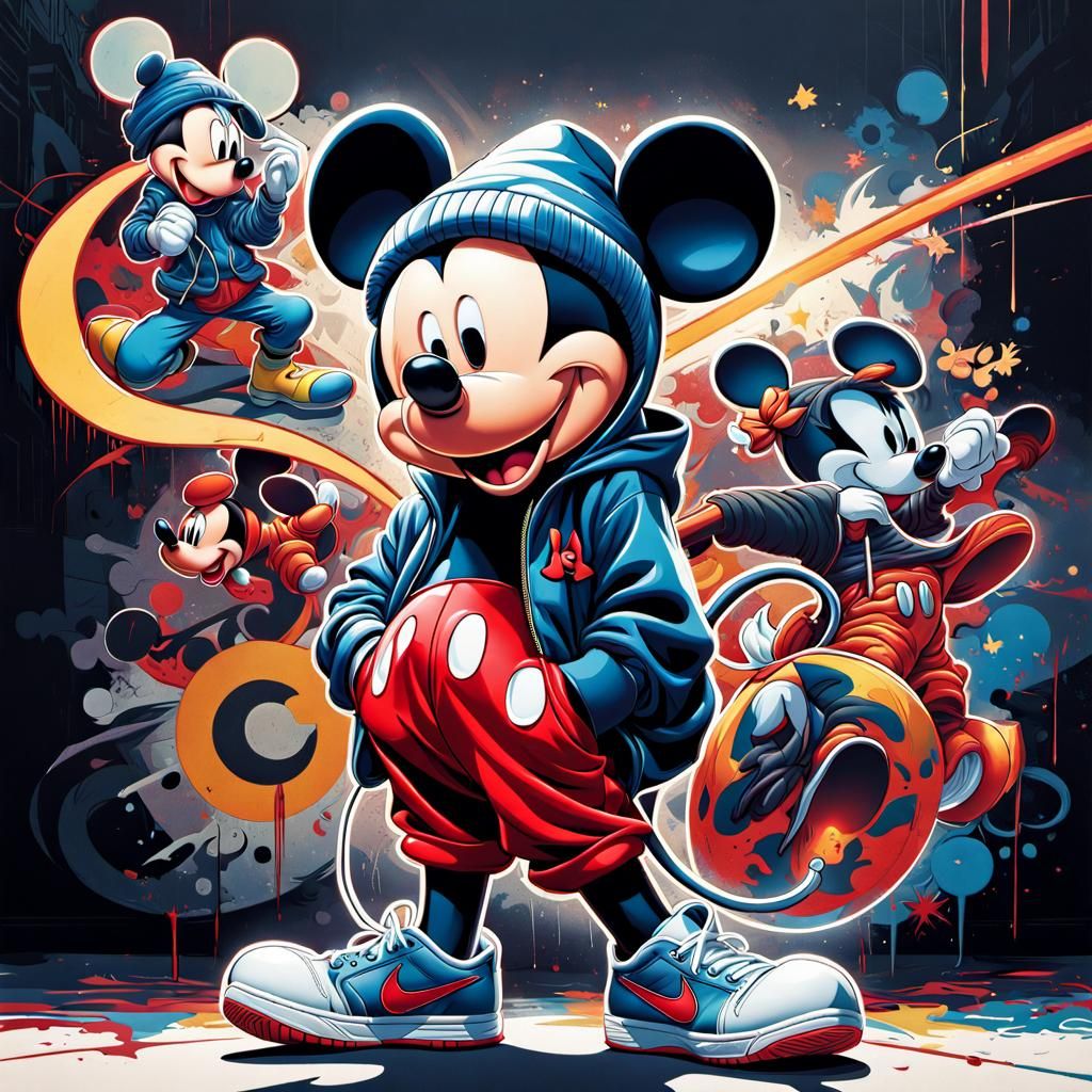 Mickey Mouse streetart