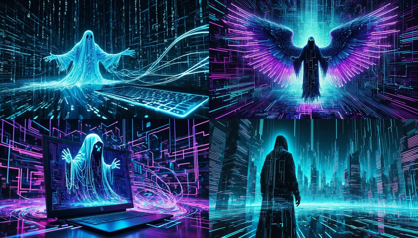 Digital Specter Erupts from Code into Reality