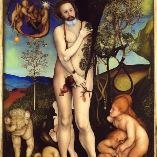 Despised: An Old Masters Style AI Image