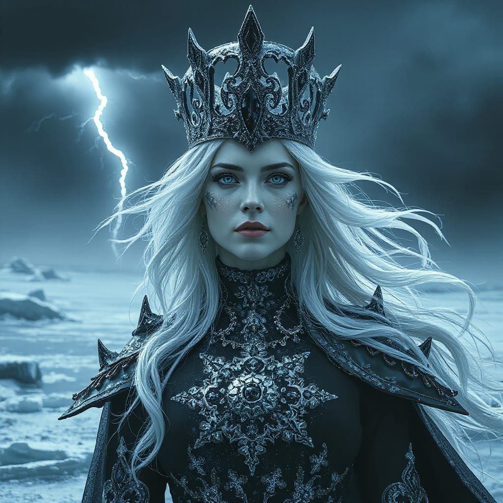 Icy Frost Queen of the Frozen Wasteland