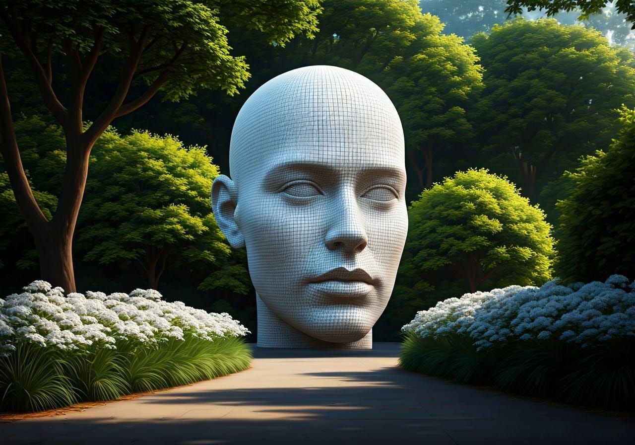 Who Does the Huge White Silhouette Heads? BP P