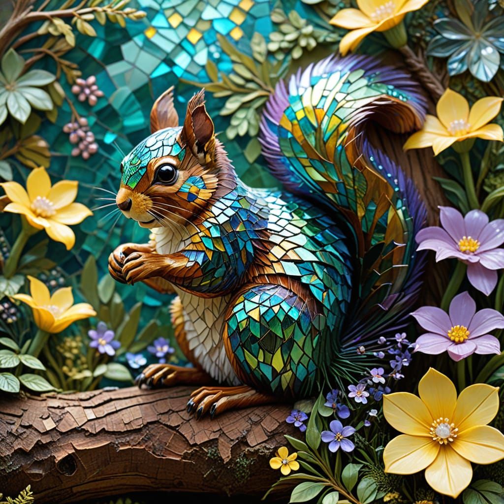 Byzantine mosaic style