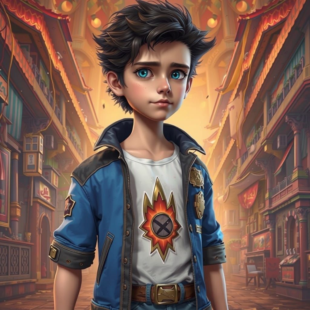 Lonely Boy in Tattered Clothing, Toei Animation Style