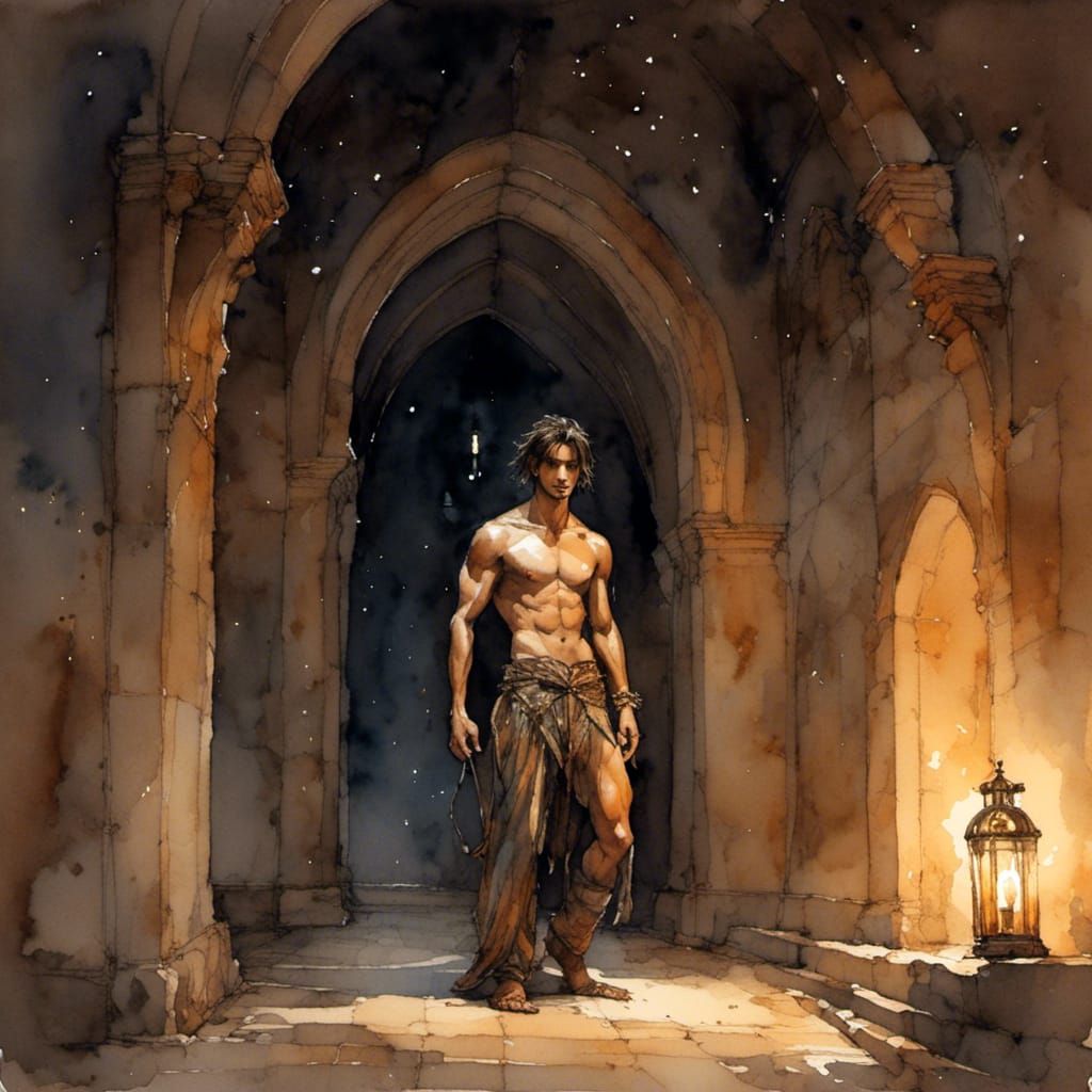 Handsome by candlelight