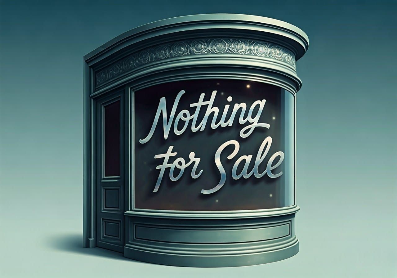 Sophisticated Bauhaus-Style Storefront with Elegant Airbrush...