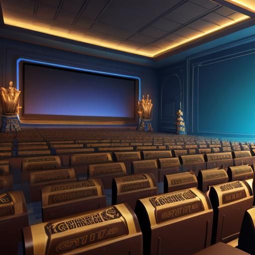 Chocolate Bar Room: 3D Digital Art