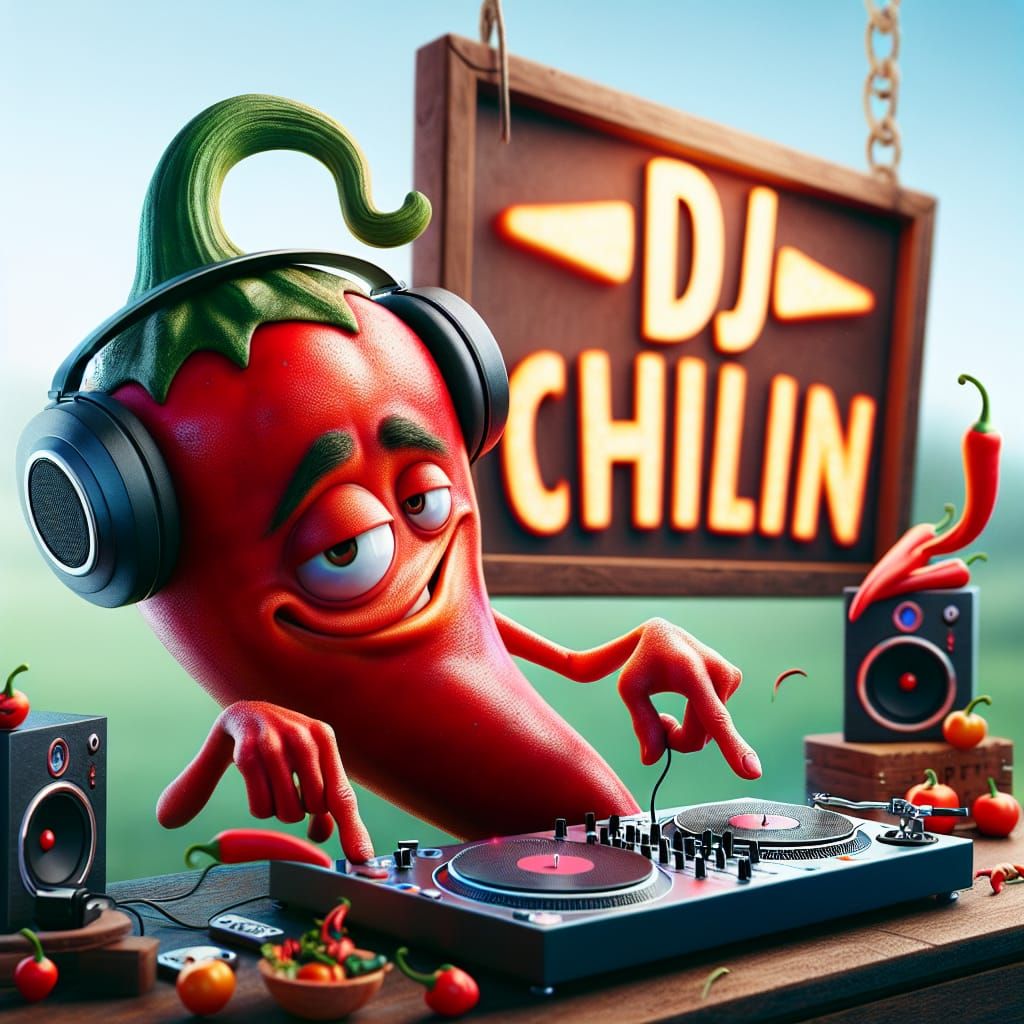The chili pepper DJ, DJ Chillin 3