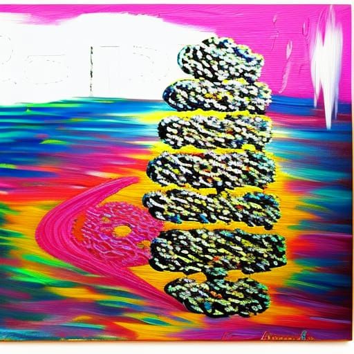 Hoolofractal Chakra System in Expressionist Style