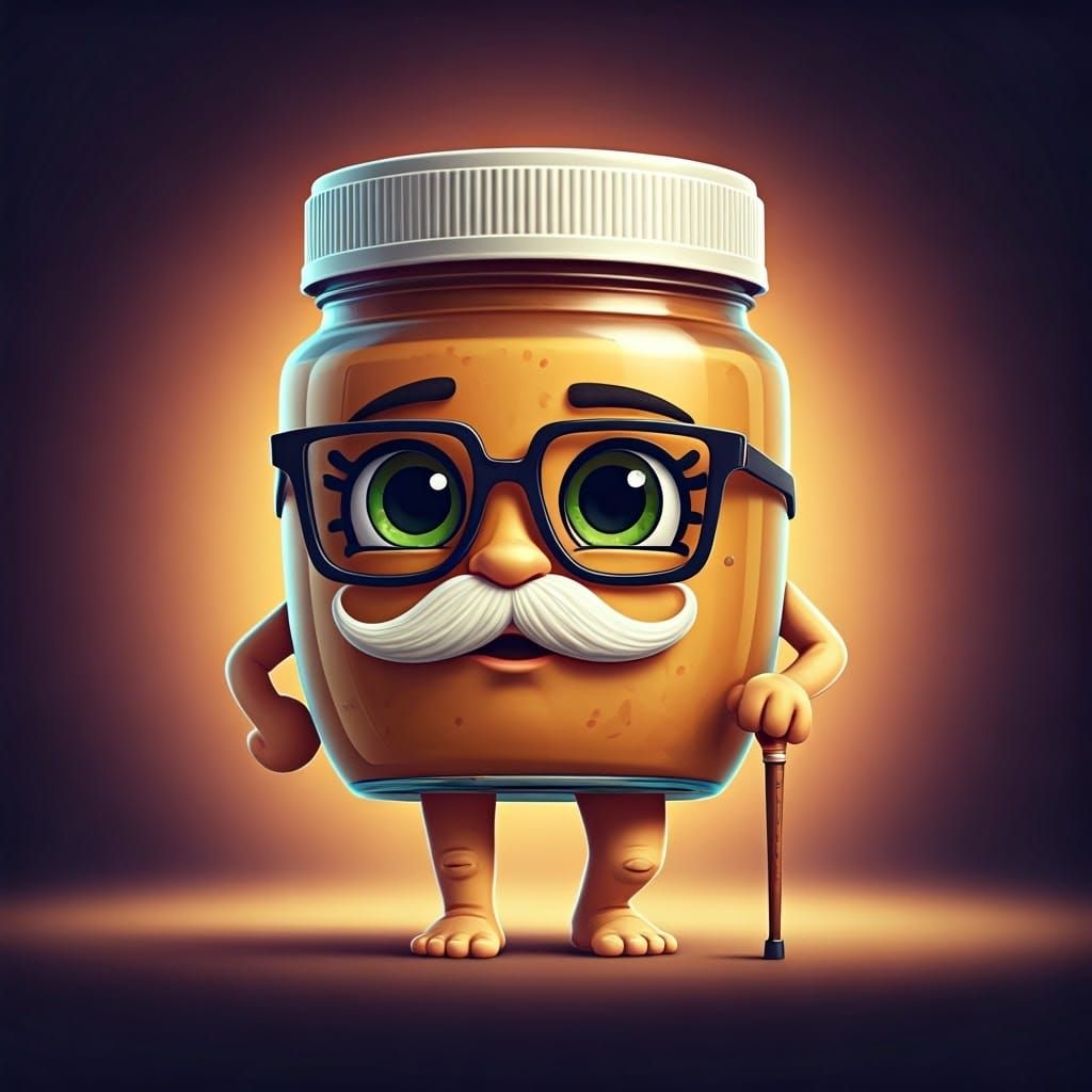 Whimsical Shopkin Character in 3D Digital Art Style