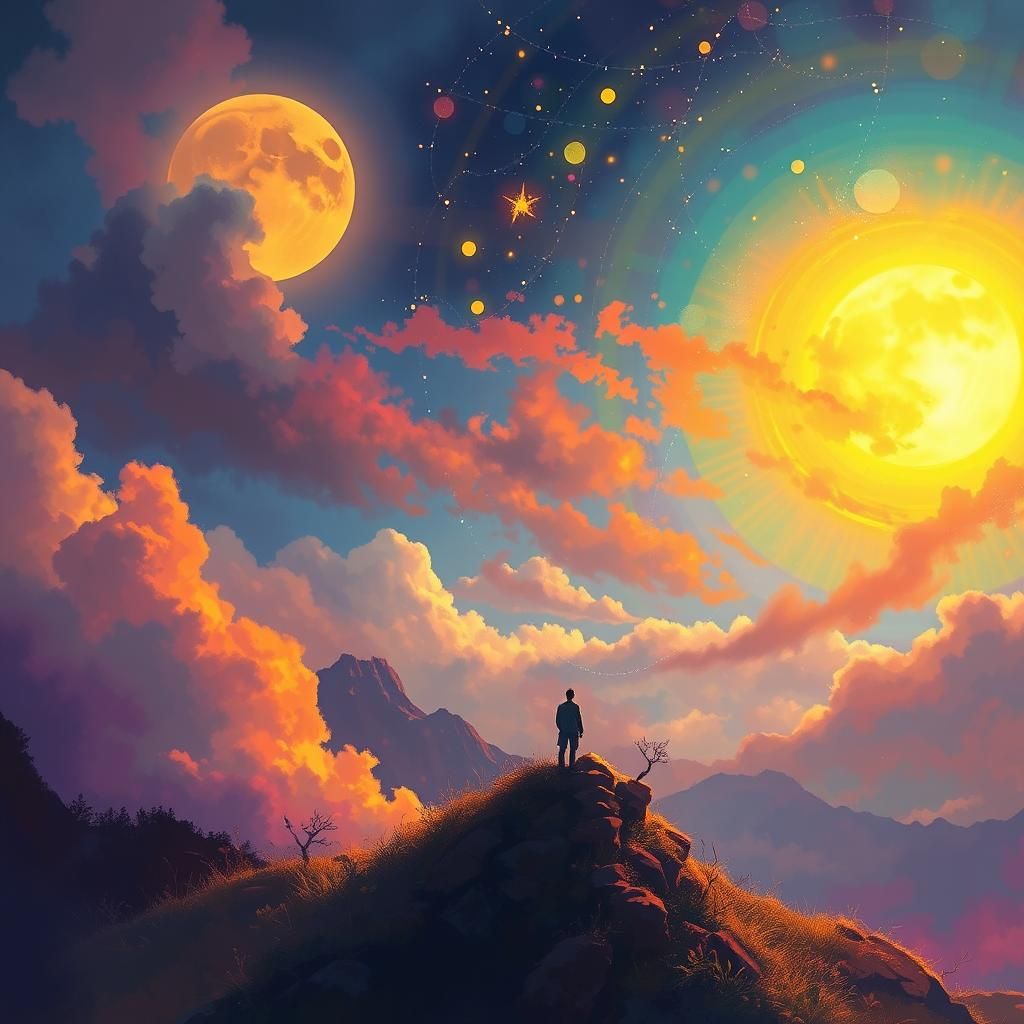 Radiant Aura of Creativity and Inspiration