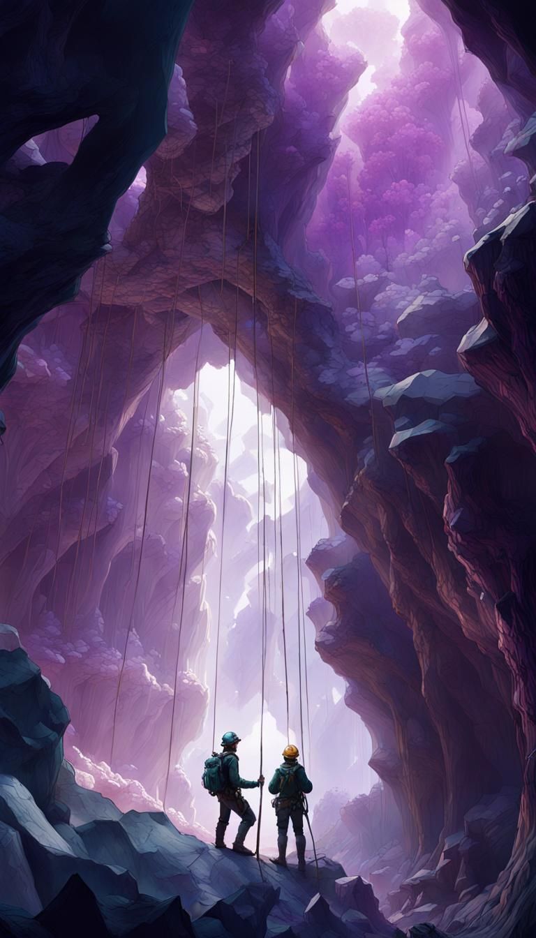 A daring descent into the Crystal Catacombs