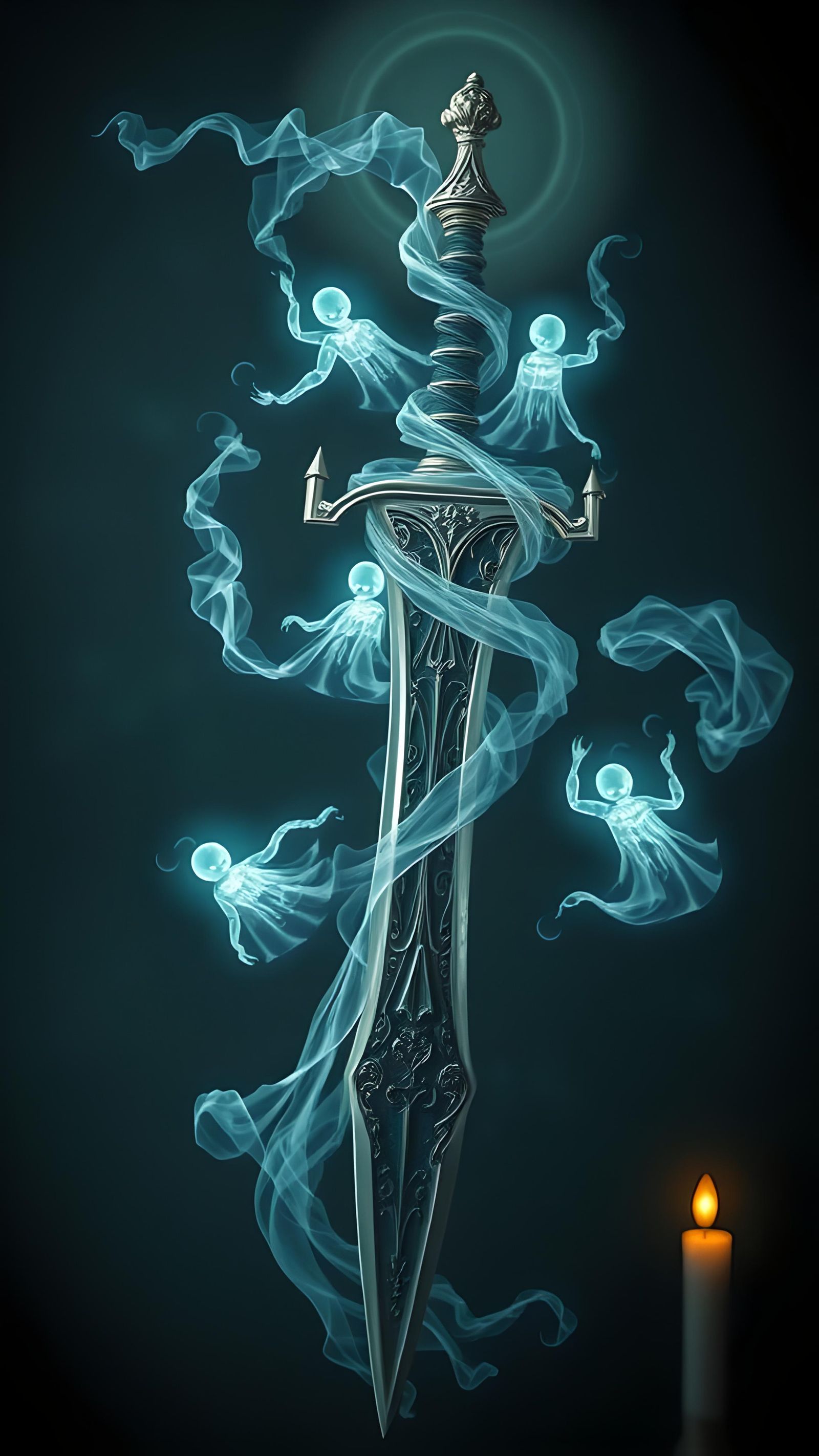 Cursed Sword: Souls Escape in Ethereal Art